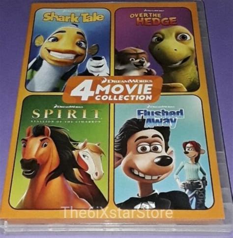 Dreamworks 4-Movie Collection (Flushed Away/Over The Hedge/Shark Tale ...