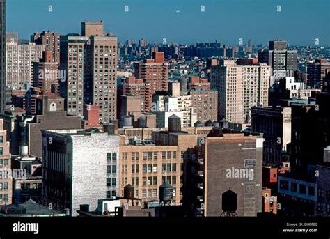 New York, NY, USA, Skyline, Cityscape, Manhattan Midtown, day 1980s ...