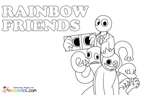 Rainbow Friends Coloring Pages