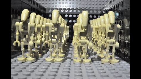 Battle Droids VS Clone Troopers - LEGO STAR WARS Ⅲ - YouTube