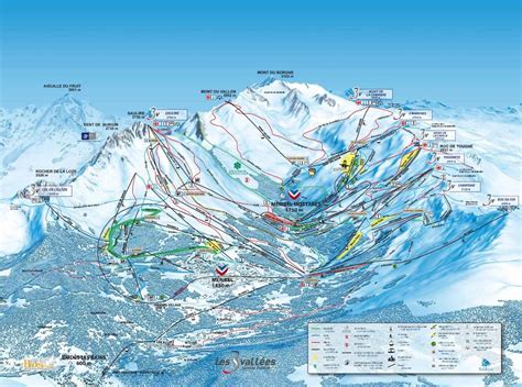 Méribel Piste Map | J2Ski