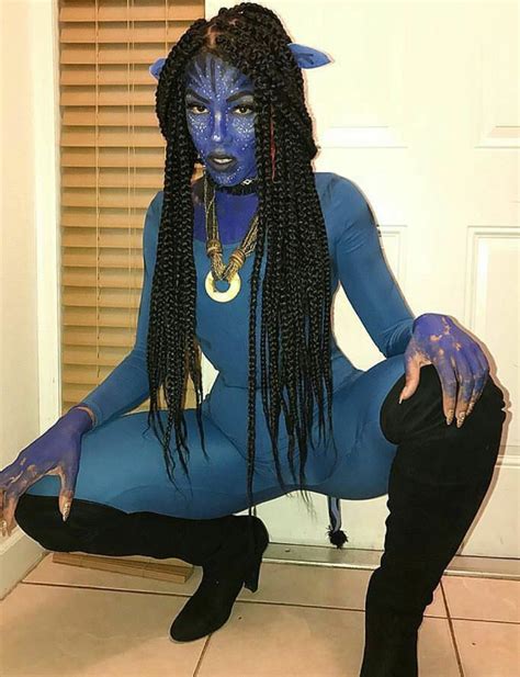 Avatar costume | Sexy halloween costumes, Black girl halloween costume ...