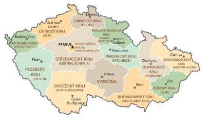 Map of Czech Republic [Czechia] - GIS Geography