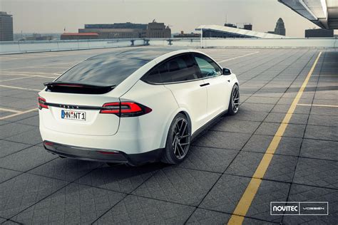 Luxury Visual Tweaks on White Tesla Model X — CARiD.com Gallery