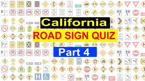 California Road Signs And Meanings