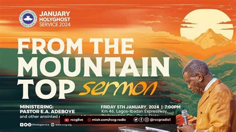 RCCG JANUARY 2024 HOLY GHOST SERVICE - thejesusculture