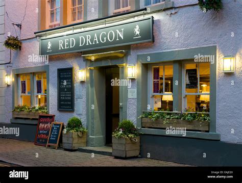 The Red Dragon pub, Kirkby Lonsdale, Cumbria, England UK Stock Photo ...