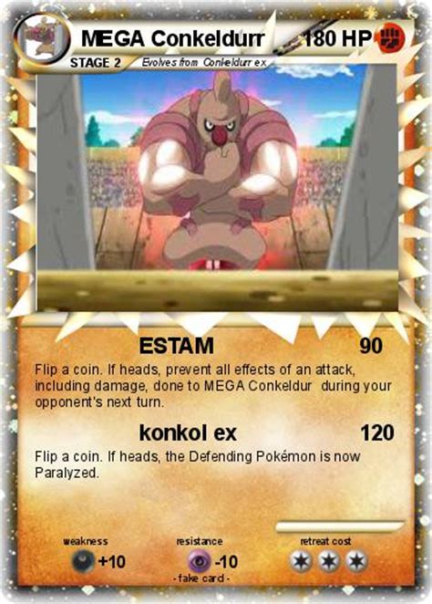 Pokémon MEGA Conkeldurr - ESTAM - My Pokemon Card