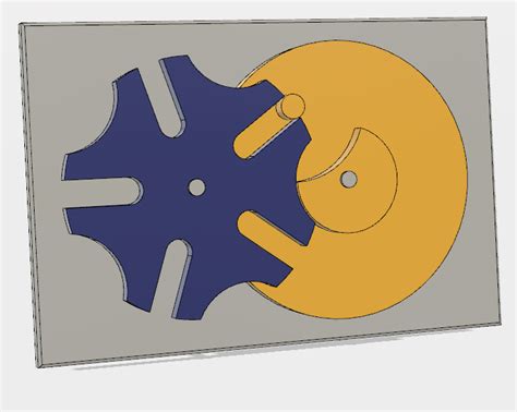 Modeling A Geneva Mechanism — Gabe Weintraub