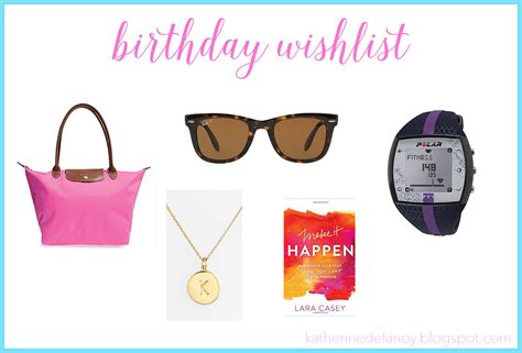 kate blogs: Birthday Wish list