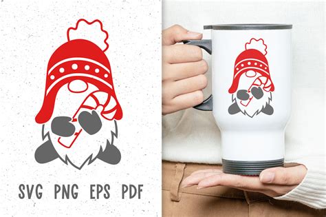 Christmas mug designs svg Christmas gnome svg files for cricut By Green ...