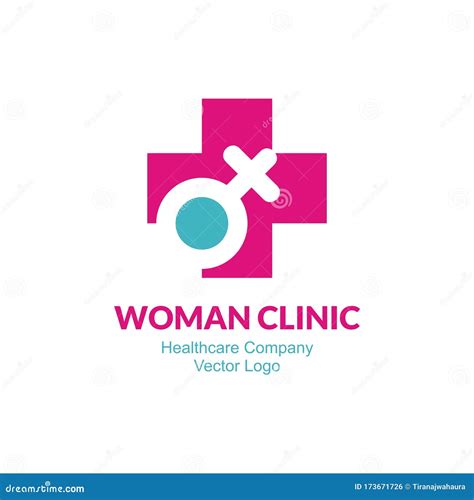 Woman Health Care and Clinic Logo Vector Design Stock Vector ...