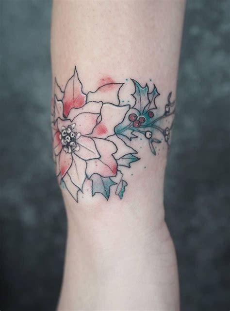 19+ Pointsettia Tattoo - MitsuruMorgan