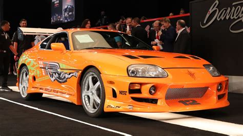 Paul Walker's 'Fast & Furious' Toyota Supra sells for over four crore ...