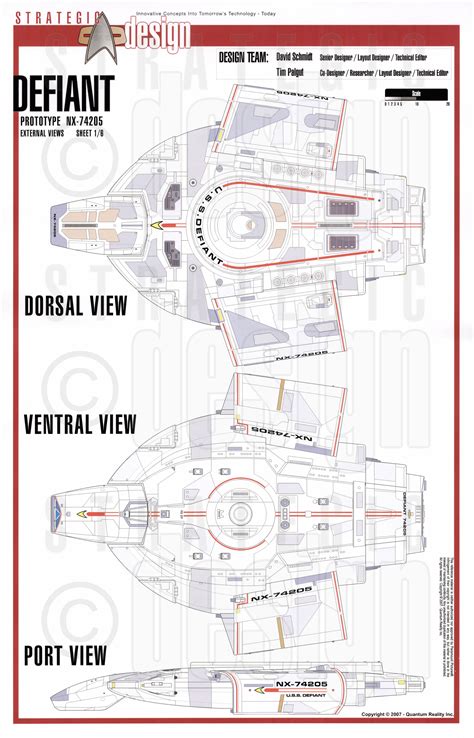 Uss Defiant Deck Plans