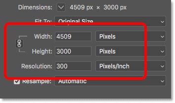 Pixels, Image Size and Image Resolution in Photoshop