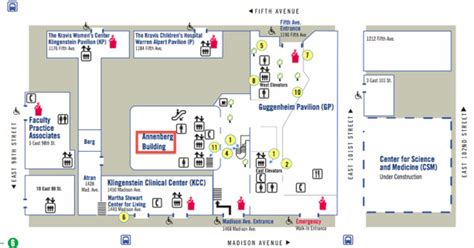 Mount Sinai Hospital Map