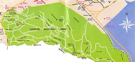 Nairobi National Park Map Pdf - Bobbie Stefanie