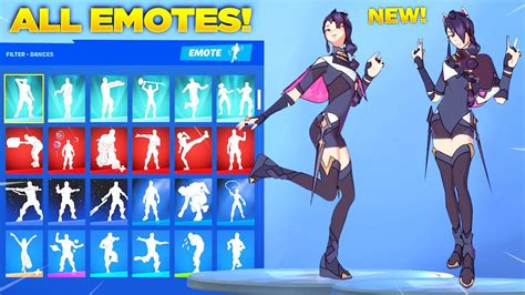 ERISA SKIN Showcase with All my Fortnite Dances & Emotes! (Fortnite ...