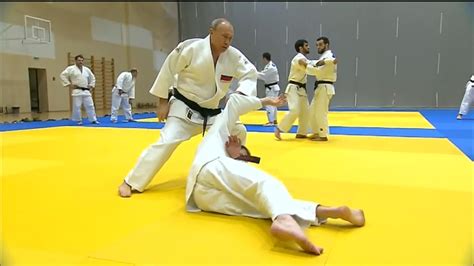 Putin demonstrates black belt judo skills | World News | Sky News