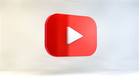 Youtube logo social 3D model - TurboSquid 1240519