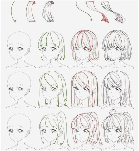 manga art tutorial hair - Thad Berrong