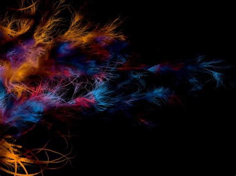 In The Deep, black, wispy bright colours, HD wallpaper | Peakpx