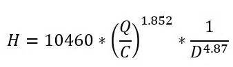 Hazen-Williams equation - WeBBusterZ Engineering