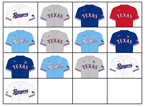 Texas Rangers Jerseys