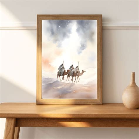 Nativity Scene Three Wise Men DIGITAL Downloadchristmas - Etsy