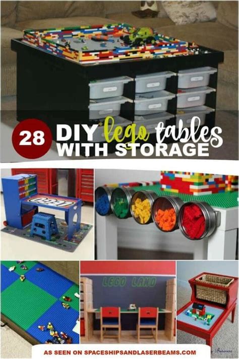 28 LEGO Tables with Storage We Love | Spaceships and Laser Beams