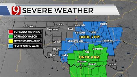 Tornado Warnings Issued In Southern Oklahoma As Severe Storms Travel ...