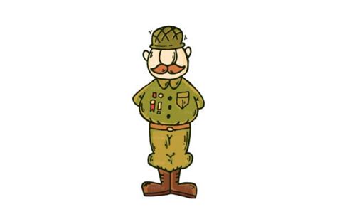 Cartoon Soldier Clipart Graphic by Designer Man · Creative Fabrica