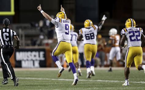 NCAA Football Highlights: LSU knocks off Texas 45-38 — 09/08/2019