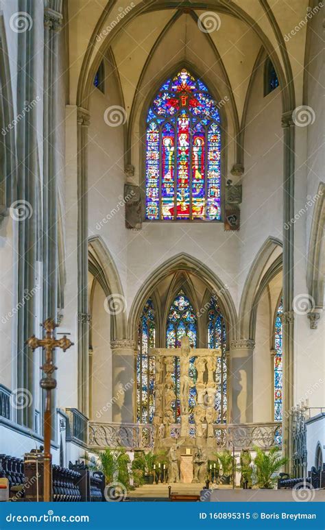 Augsburg Cathedral, Germany Stock Image - Image of historic, window ...