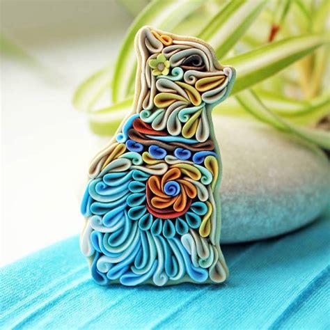 Vibrant Polymer Clay Jewelry Made with a Uniquely Textured Technique