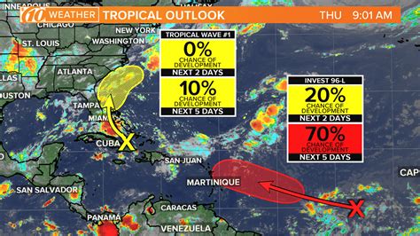 Tracking 2 tropical waves in Caribbean, Atlantic Ocean | wtsp.com