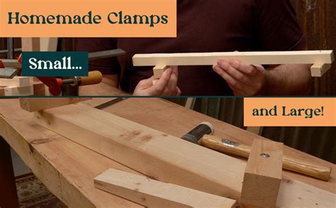 Quick Homemade Clamps - Small & Large [with video] - The English Woodworker