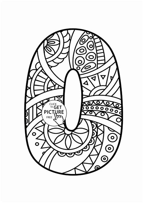 Coloring Pages For Numbers 1 9 Coloring Pages