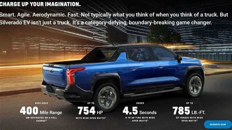 UPDATE Chevrolet Updates Silverado EV Specs To Match The GMC Sierra