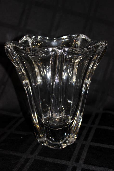 Daum France Crystal Vase