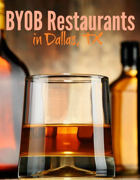 BYOB Restaurants in Dallas | Dallas Socials