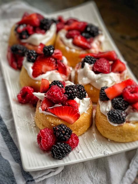 Dessert Shells with Macerated Mixed Berries - Sweet Savory and Steph