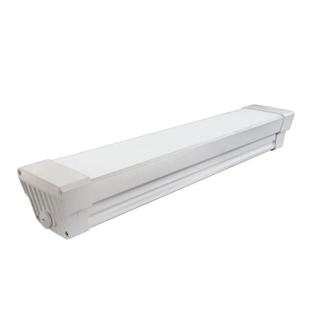 NICOR Lighting Vaportite Series 150-Watt White 2 ft. Integrated LED ...