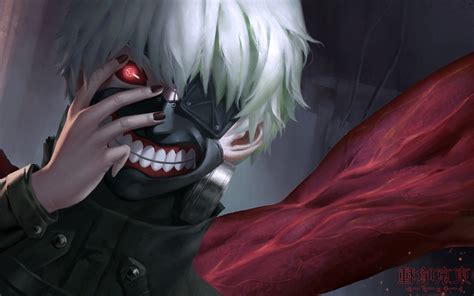 Wallpaper : anime, red, Kaneki Ken, Tokyo Ghoul, demon, comics ...