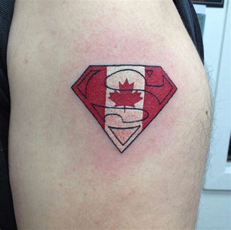 18 Patriotic Canadian Flag Tattoos - TattooBlend