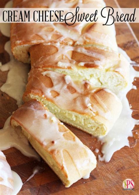 Cream Cheese-Filled Sweet Bread Recipe | Dessert bread, Cream cheese ...