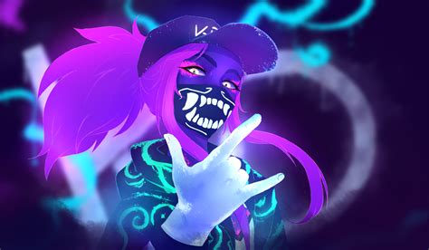 🔥 Download Kda Akali Skin Wallpaper By Skailak And by @bbell60 | KDA ...