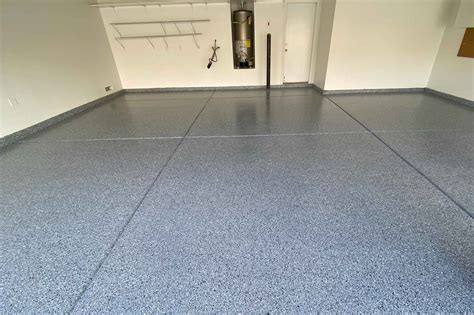 Garage Epoxy Coating with Decorative Flakes and Sealer Coat | DC ...