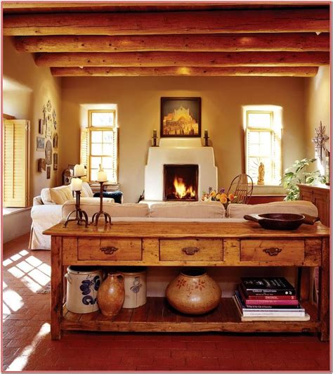 Living Room Santa Fe Decor | Southwestern home decor, Unique home decor ...